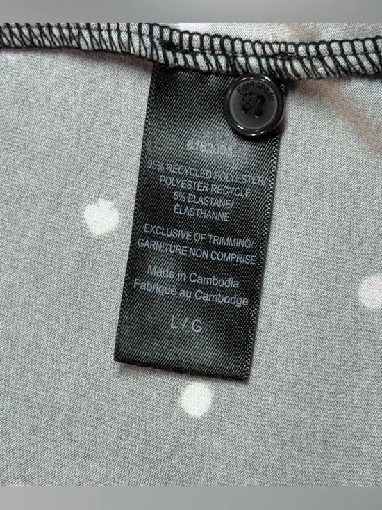 Kate Spade Summer Pajama Set Polka Dots NWOT Size Large - Picture 5 of 5